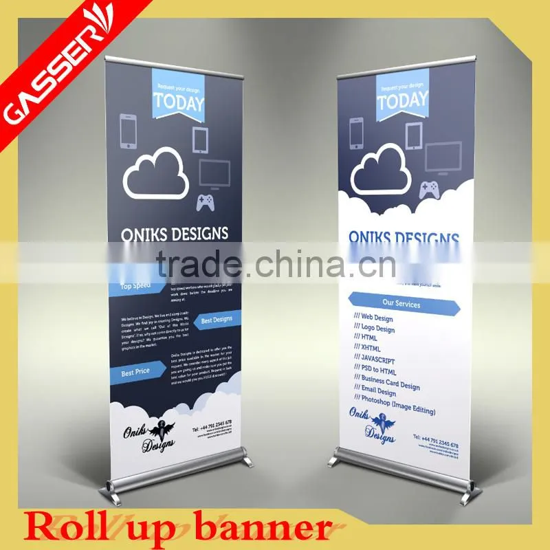 Custom banner logo signs print flex banner rollup banners