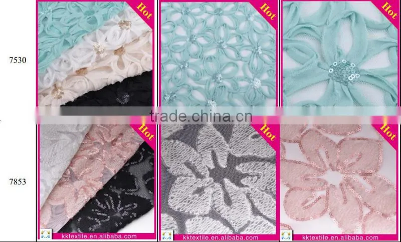 100% lint fabric With Metallic embroidery lace, lint lace, flower lace