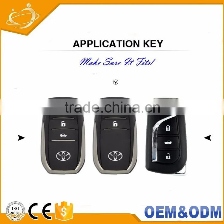 High Quanlity Silicone Car Remote Keyless Shell Key Cover Case Colorful Key Holder for Toyota