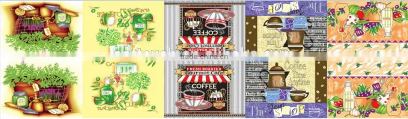 China manufacturer custom microfiber transfer printing tea towel