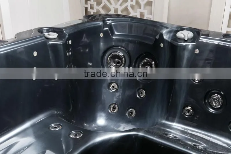 Factory wholesale made in china high quality freestanding fibreglass reinforcement 3 person spa product