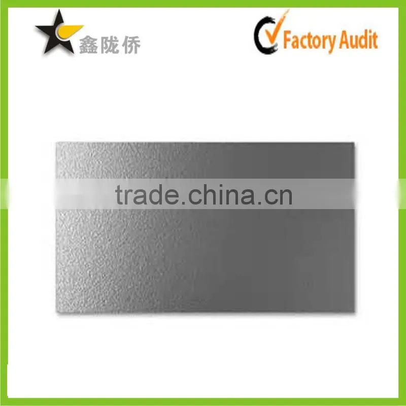 2015 Accept custom high end fancy silver metal visit card blank