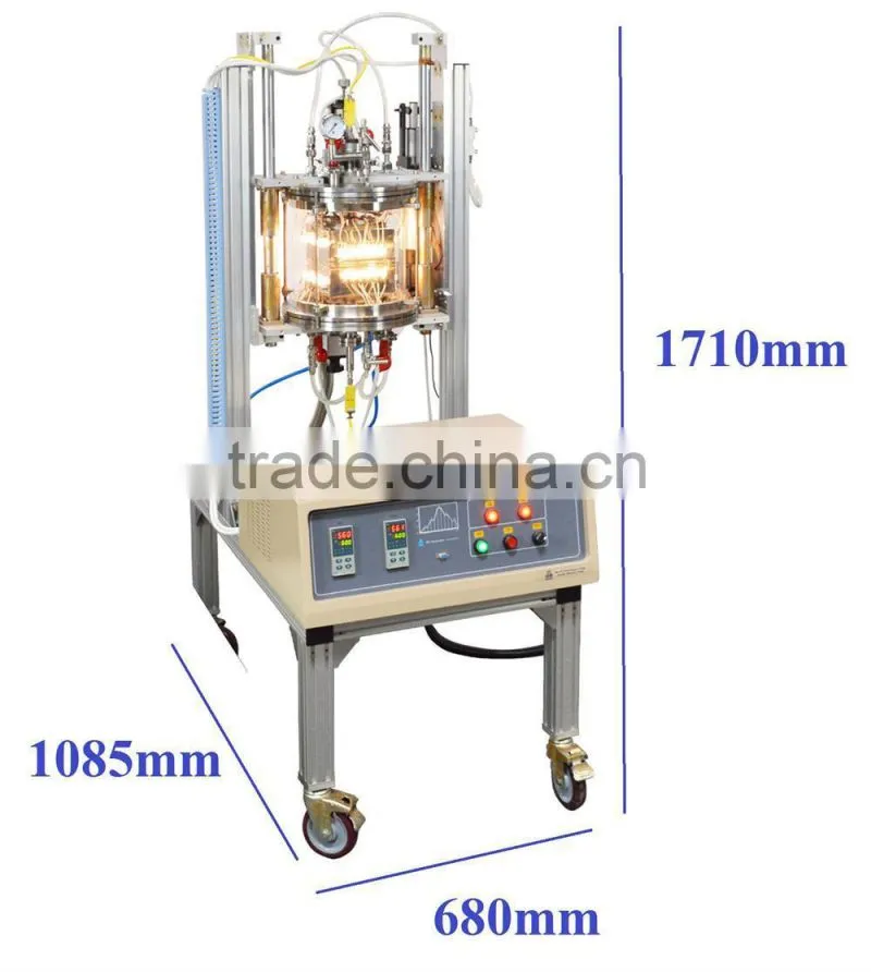 Two Zones CSS Furnace/powder coating equipment powder coating machine