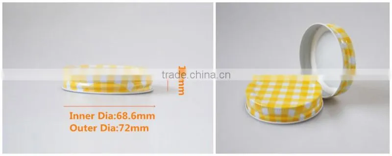 Food grade metal bottle caps