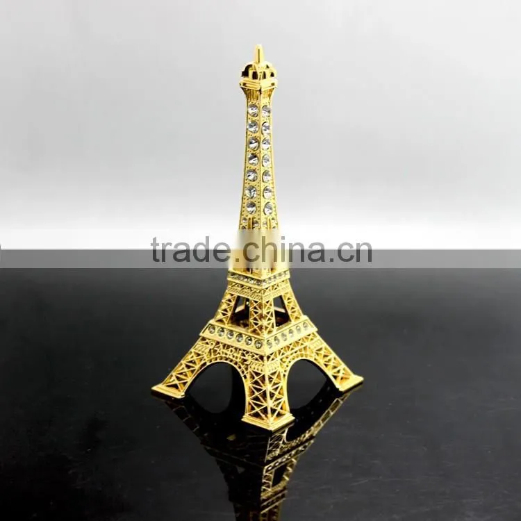 Colorful Metal Eiffel Tower Wedding Centerpieces