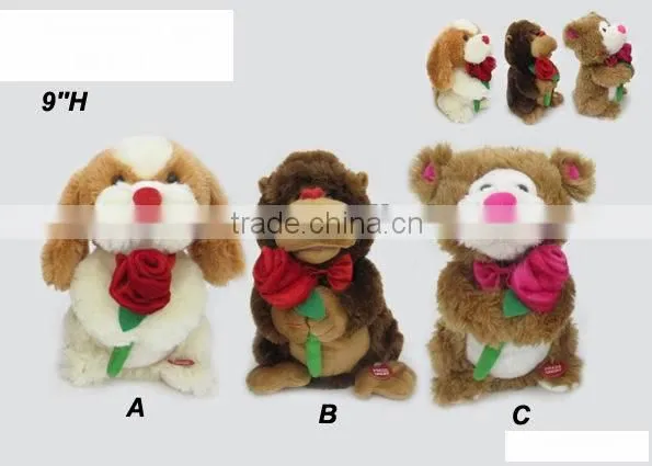 Funny plush stuffed rocking toy for Valentine's Day gifts