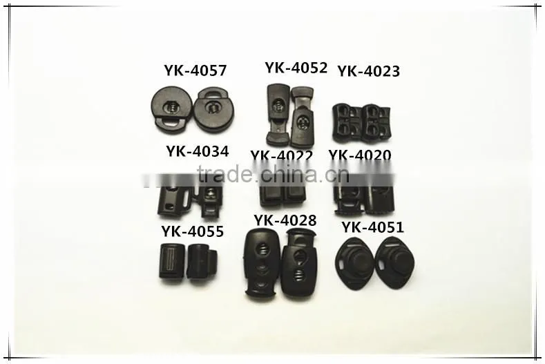 plastic shoe lace locks, cord lock, shoelace with plastic locks