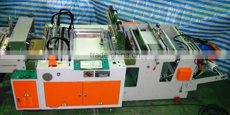 Single Servo Motor Driven Full Automatic High Speed T-Shirt Bag Making Machine