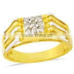 Gents Gold Diamond Rings