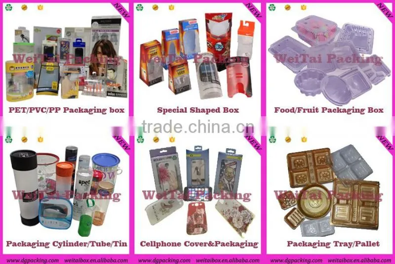 Clear Plastic Tube with tinplate cap, ellipse can packaging with silver metal lid