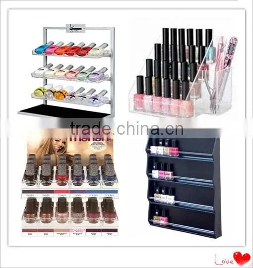Specialized in manufacturing New Clear Acrylic Nail Polish Display Case,OEM or ODM!