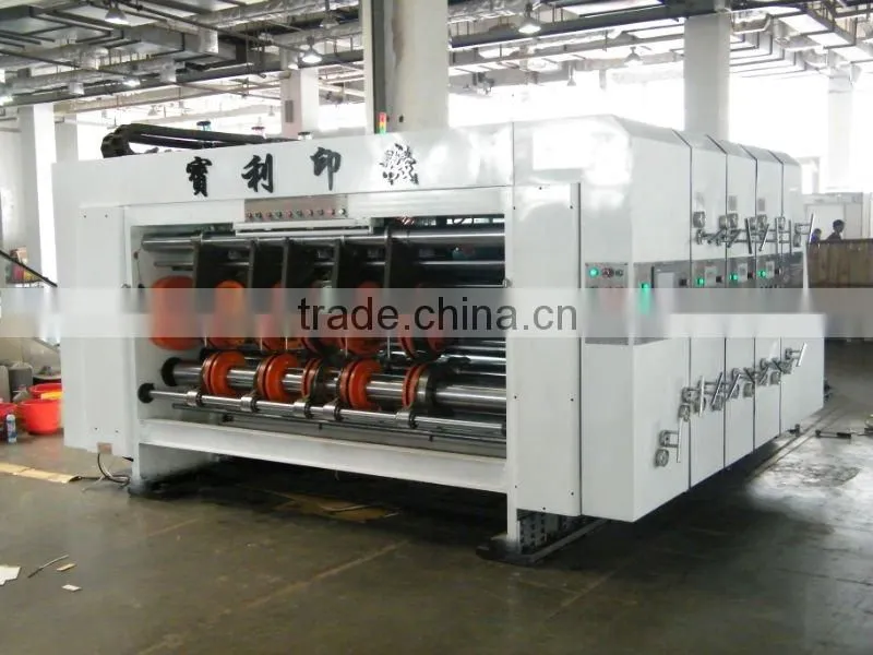 Remarkable performance Automatic 5 color corrugated carton flexo printer slotter die cutter machinery