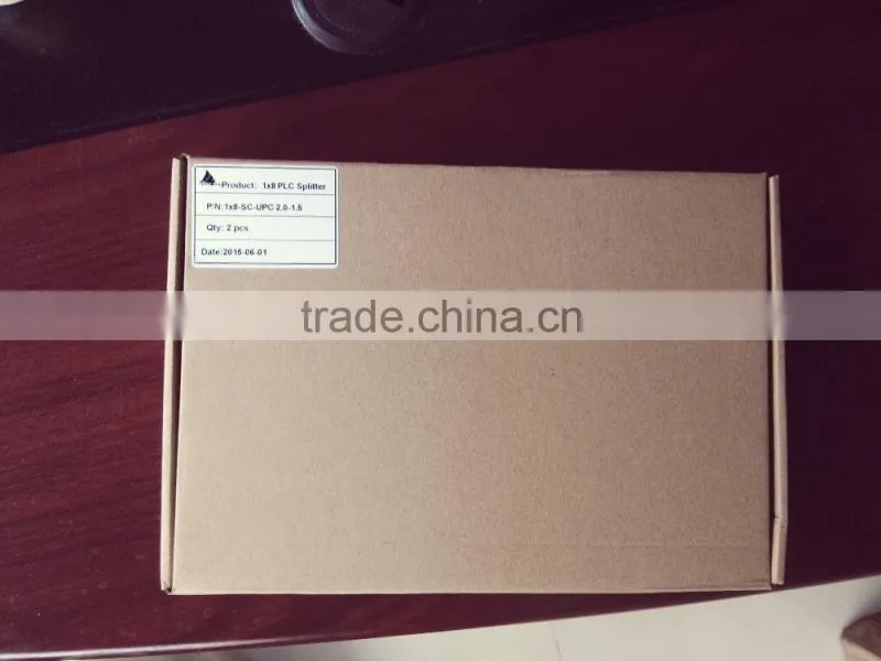 Optical path devices Optical Splitter 1 to 8 PLC splitter 1x8 G657A LC connector