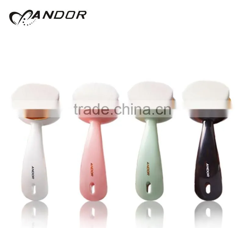 Long hanlde colorful handle face makeup brush and cosmetics