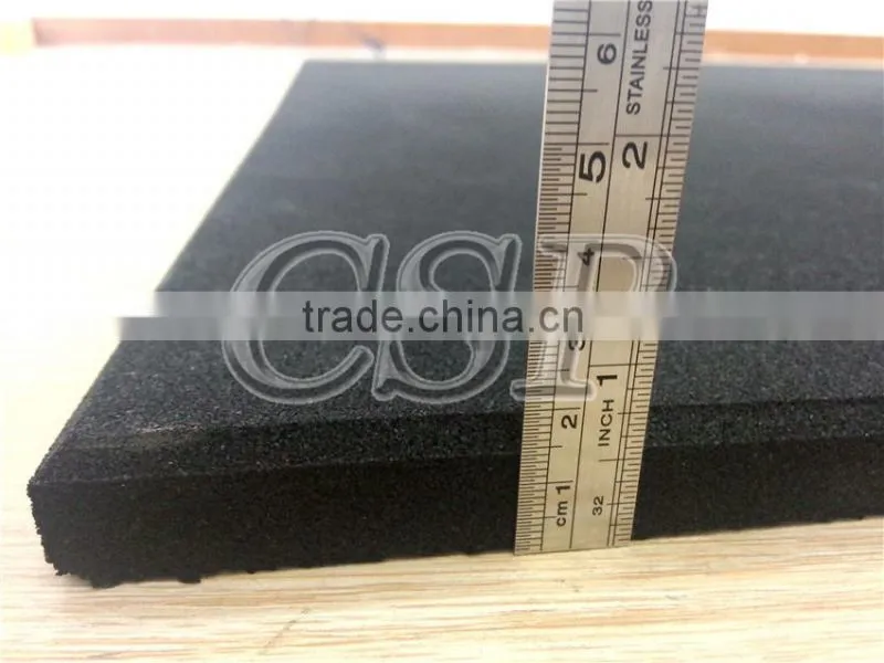 15 mm black rubber shower mat with a cheapest price