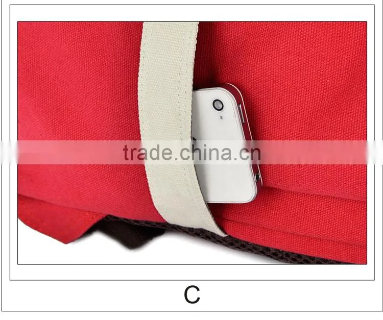 2014 multiple colorwaterproof durable rolling backpack, school backpack korean style in Guangzhou