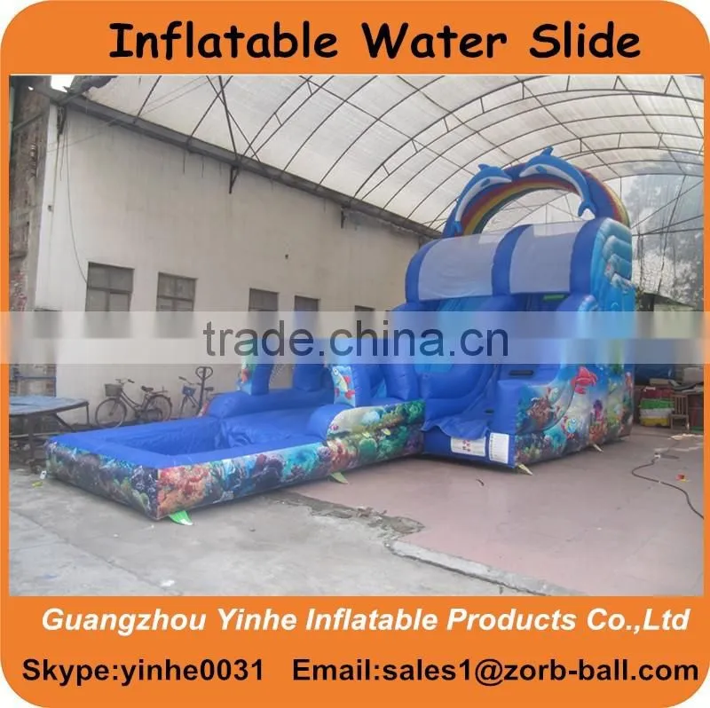 Indoor Funny inflatable water slide for kids Factory Price!