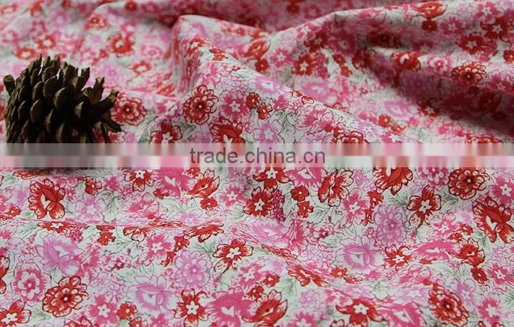 100% cotton custom digital printing cotton lycra fabric