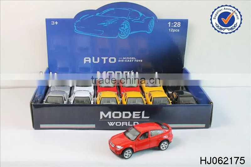 Alloy car, pull back car with light & music