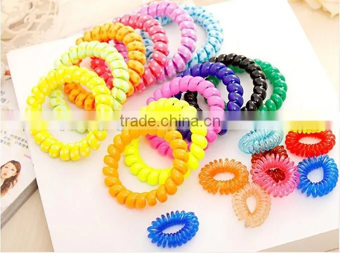 Traceless Fabric Telephone line Elastic Hair Ring