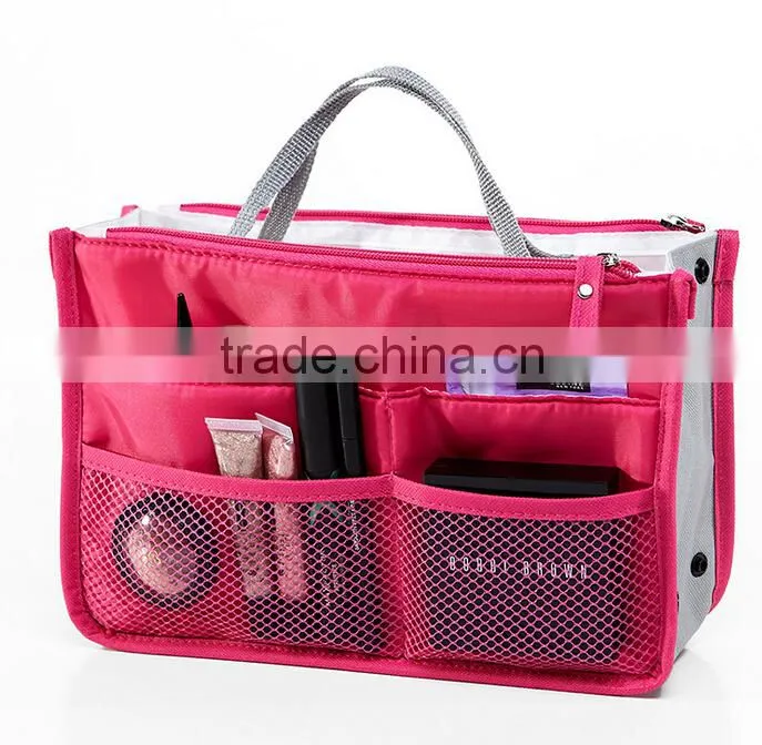 2015 fashion Polyester multi-fuction storage bags, fashion cosmetic storage bags/bag in bag