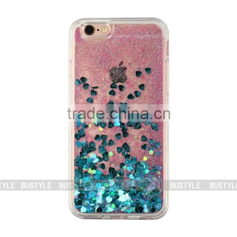 3D custom printing colorful liquid stars phone case, bling glitter cover for iphone 5 5s 6 plus for samsung galaxy s6 s7