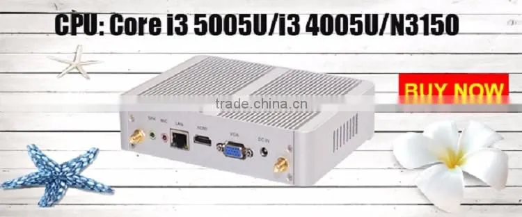 Partaker B4 Cheapest N3150 i3 Broadwell Mini PC Barebone Computer Intel Core i3 5005U 2GHz HD 5500 Graphics 4K HTPC wifi VGA
