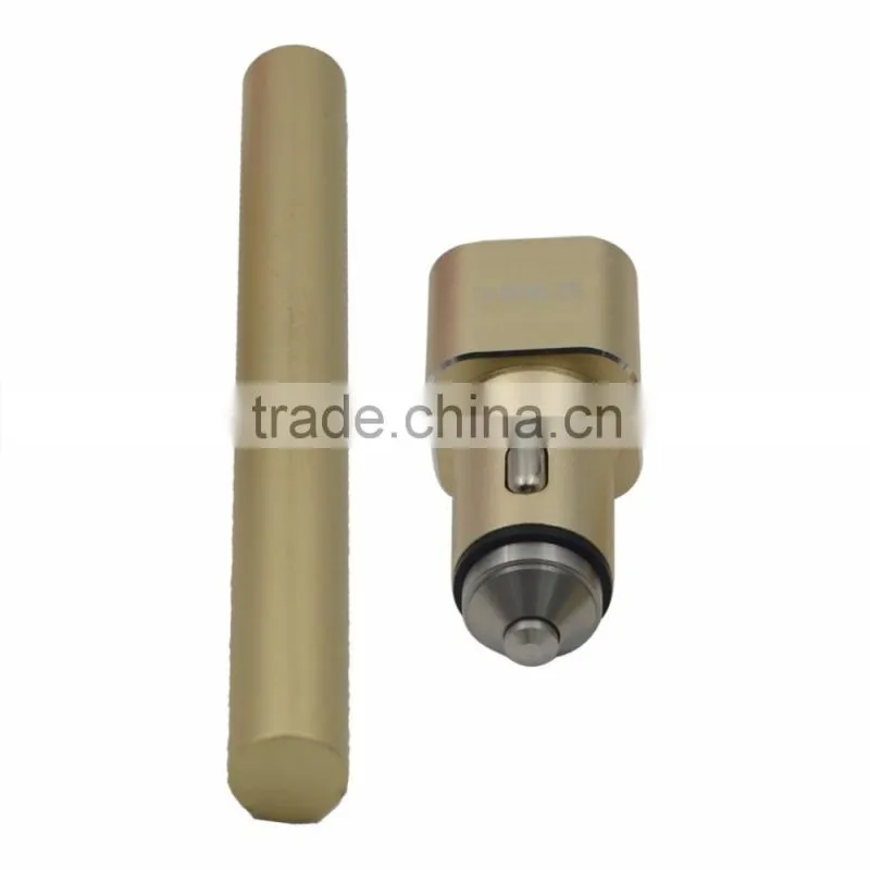 2-in-1 Car Window Breaker 3.1 A Output Quick Dual Port USB Car Charge for iPhone