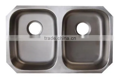 Double equal bowl Stainless steel sink kitchen appliance