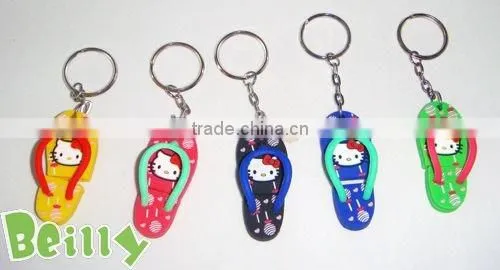 The top quality fashion slipper shape USB cover with keychain