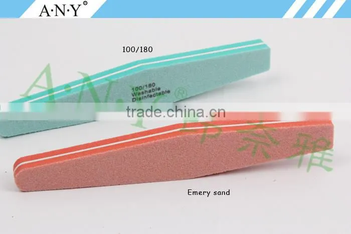 Professional Nail Art Polishing Cheap Sponge Wholesale Nail Files Emery Sand 100/180