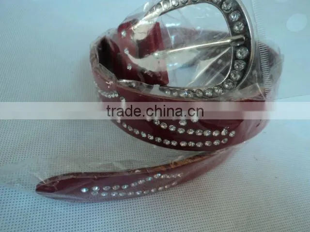 Genuine leather belt women