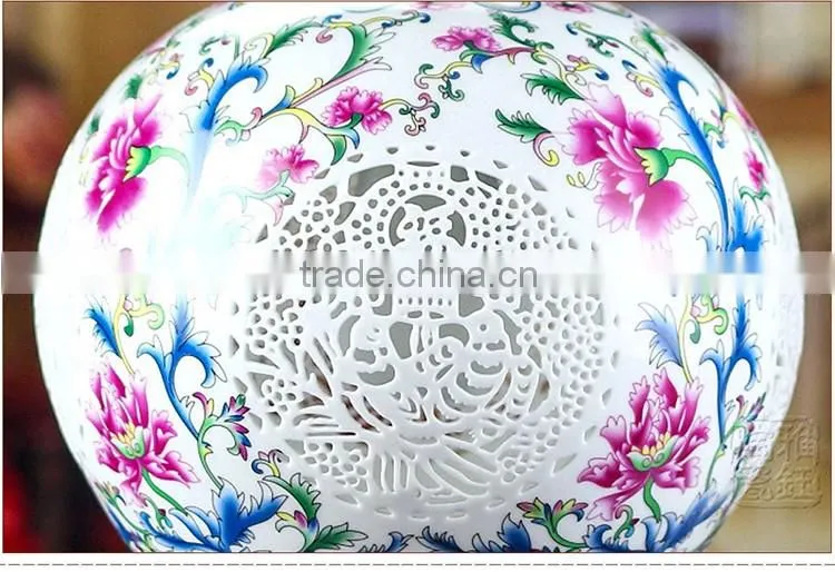 Vintage Ancient Pendant Light Porcelain ChandelierJingdezhen Handpainted Ceramic Party Loft Coffee Bar Restaurant Kitchen Lights