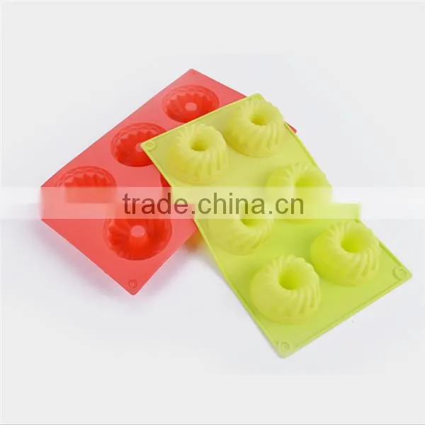 Stylish food grade cake silicone mold