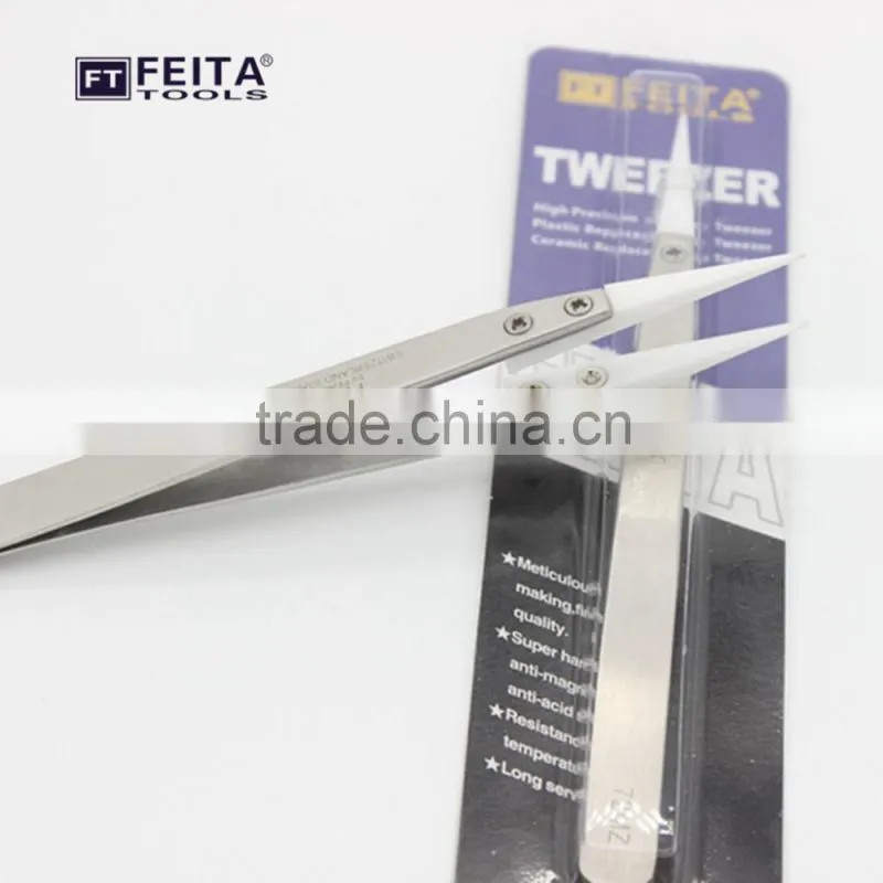 SA Series High Quality Stainless Steel New Fine Point Tweezers Set Needle Nose Tweezers