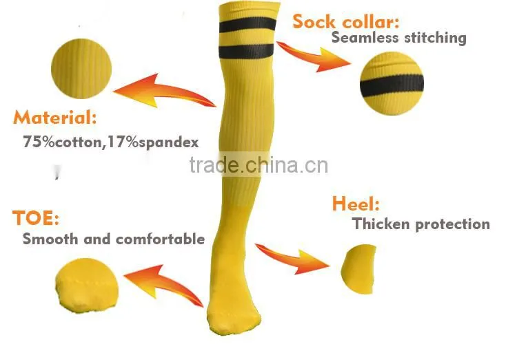 wholesale Polyester blank dye sublimation football socks