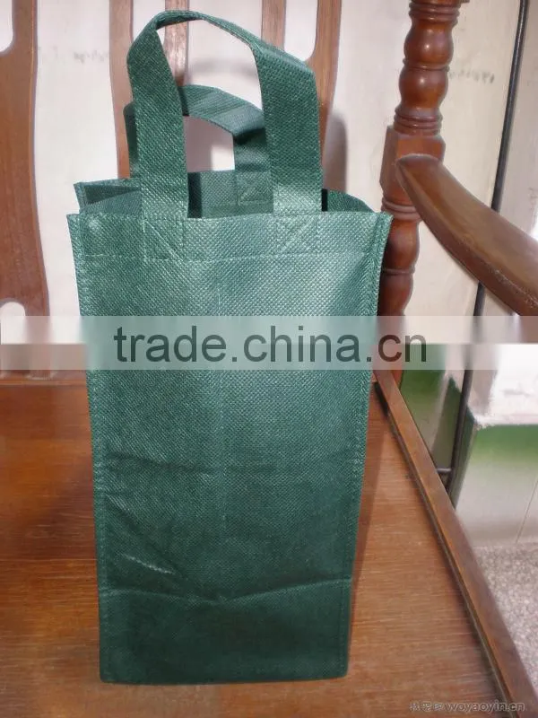 Lead Free NON WOVEN 6 PACK Wine Bottle Bag