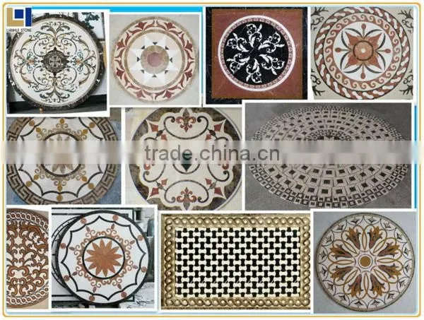 waterjet marble pattern/flower waterjet marble pattern