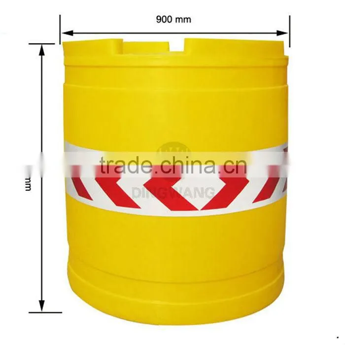 Large round road safety barrier/ mesh plastic safety barriers