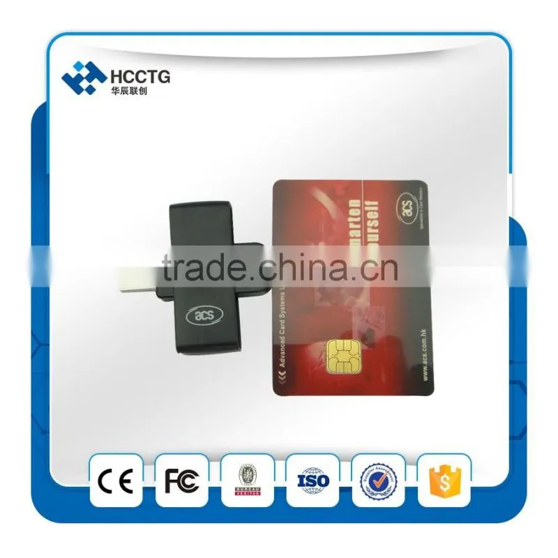 USB full speed interface to PC smart card reader for access control system--ACR38U-I1