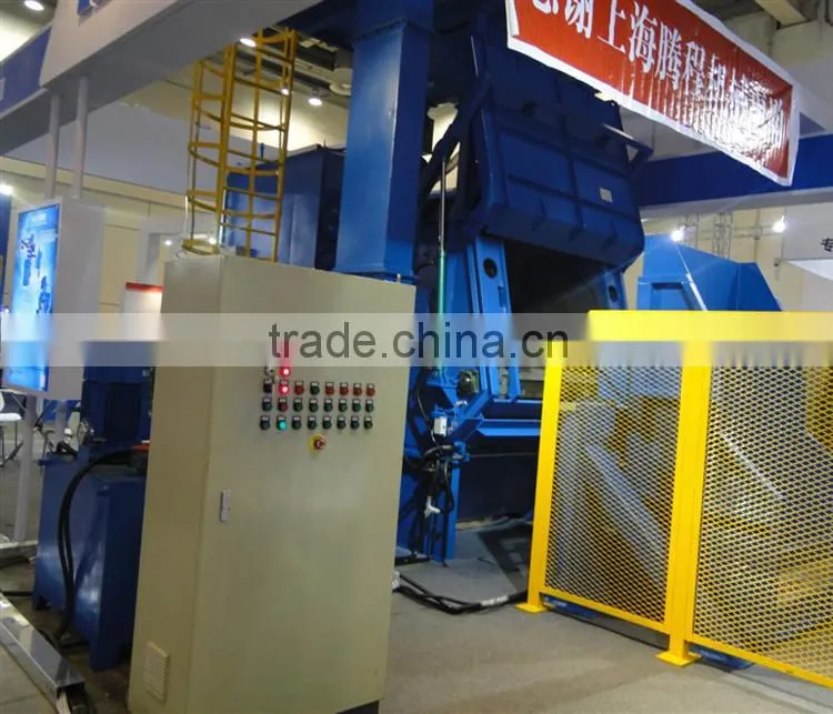 Tumble belt turbine/wheel blasting system/machines