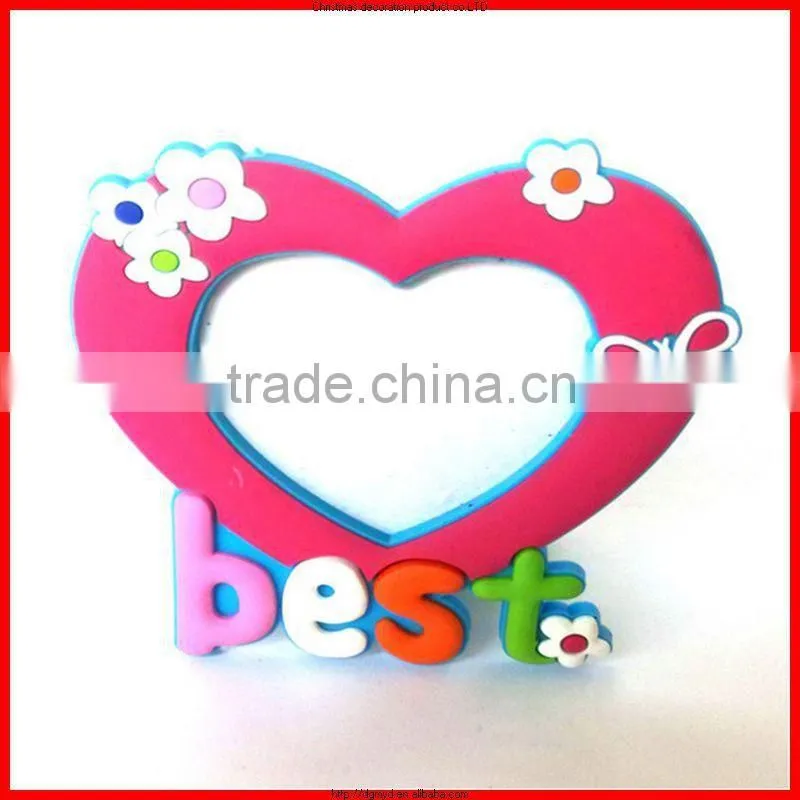 family essential decoration,chinese high quality pvc photo frame for souvenir