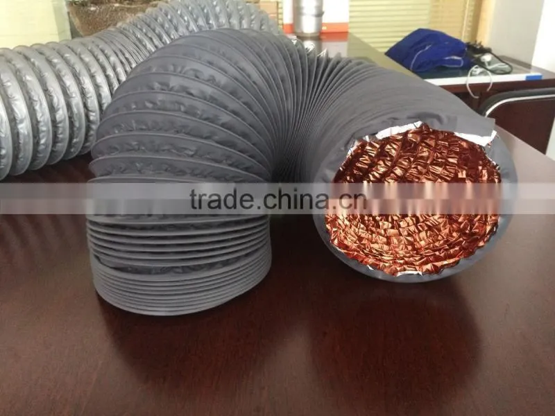 shielding high temperature flexible duct aluminium foil