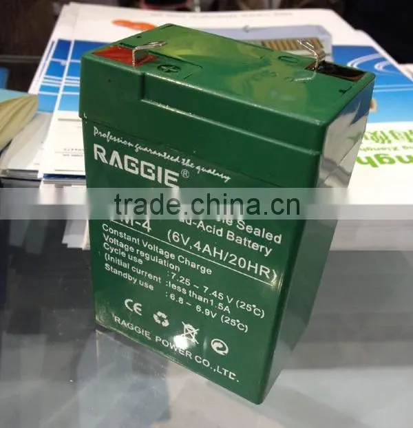 Universal Sealed 6V4Ah Rechargeable Lead Acid Battery