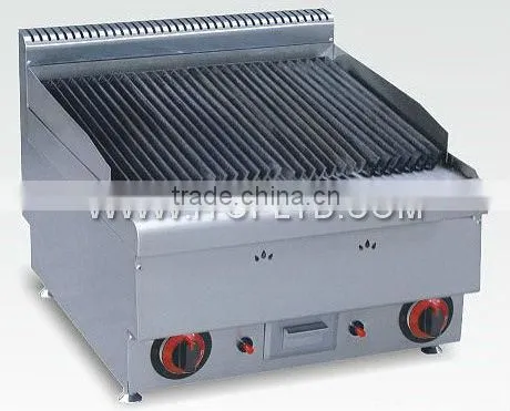 counter top gas lava rock grill