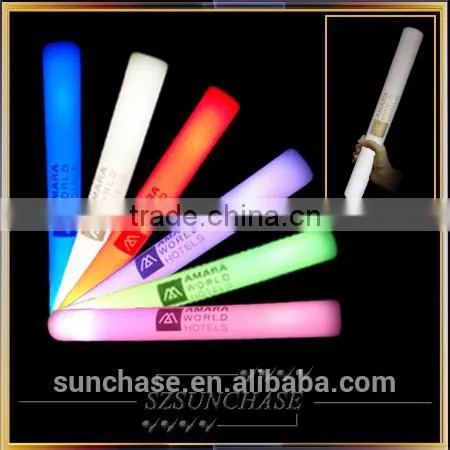 Hottest and newest colorful glowing led flashing blinking baton