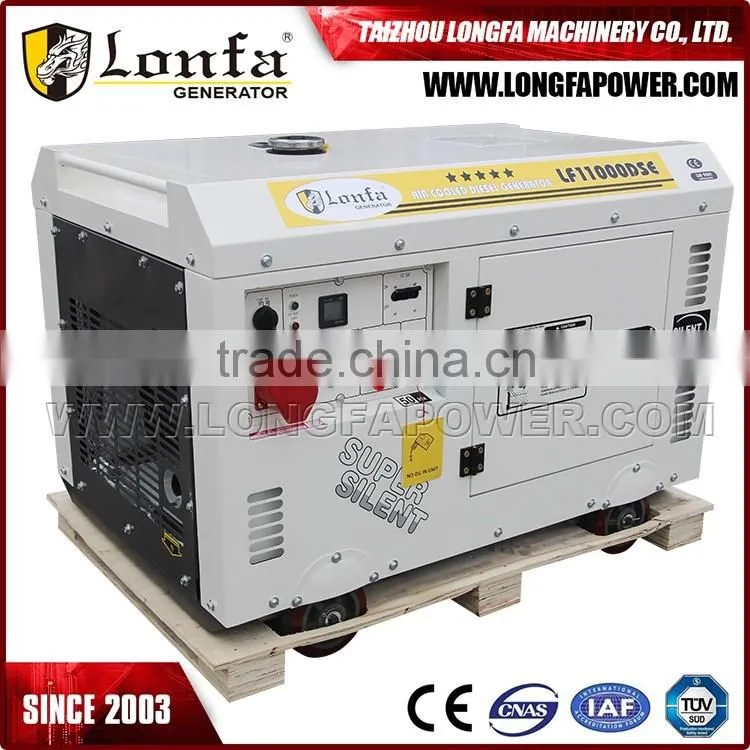 10KVA 3 phase Silent Portable Diesel Generator Commercial Diesel Generator