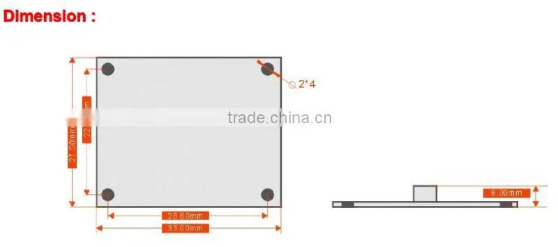 DCM260B Factory Supply Low cost 3D Magnetic Compass Sensor PCB Board Heading Accuracy 0.8deg Tilt Angle Range +/-85deg