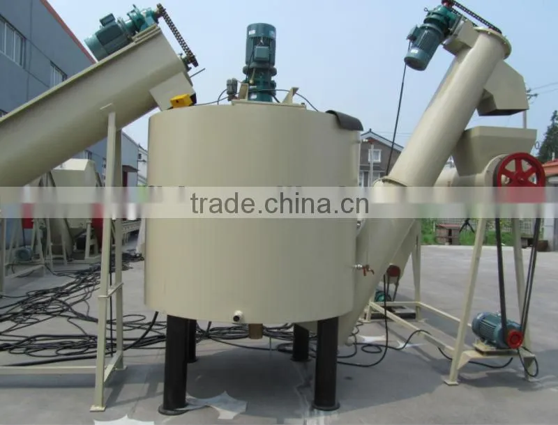 Plastic pet bottles recycling and washing production line