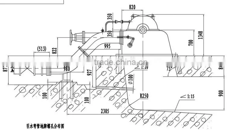Pelton type turbine